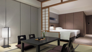 Japanese Western Room, 1 King Bed or 2 Twin Beds, Garden view