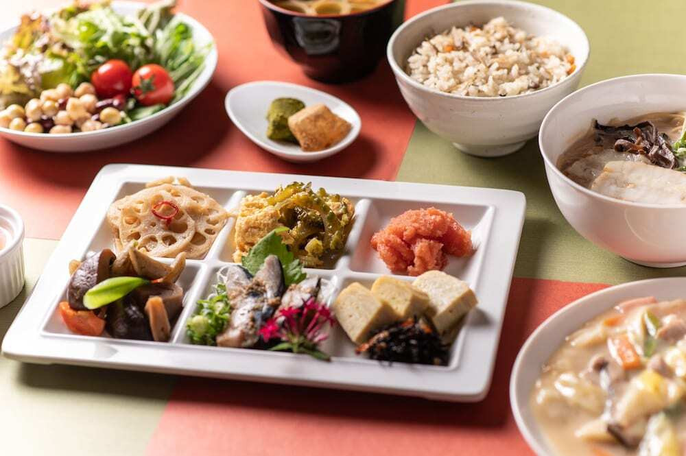 朝食ビュッフェ