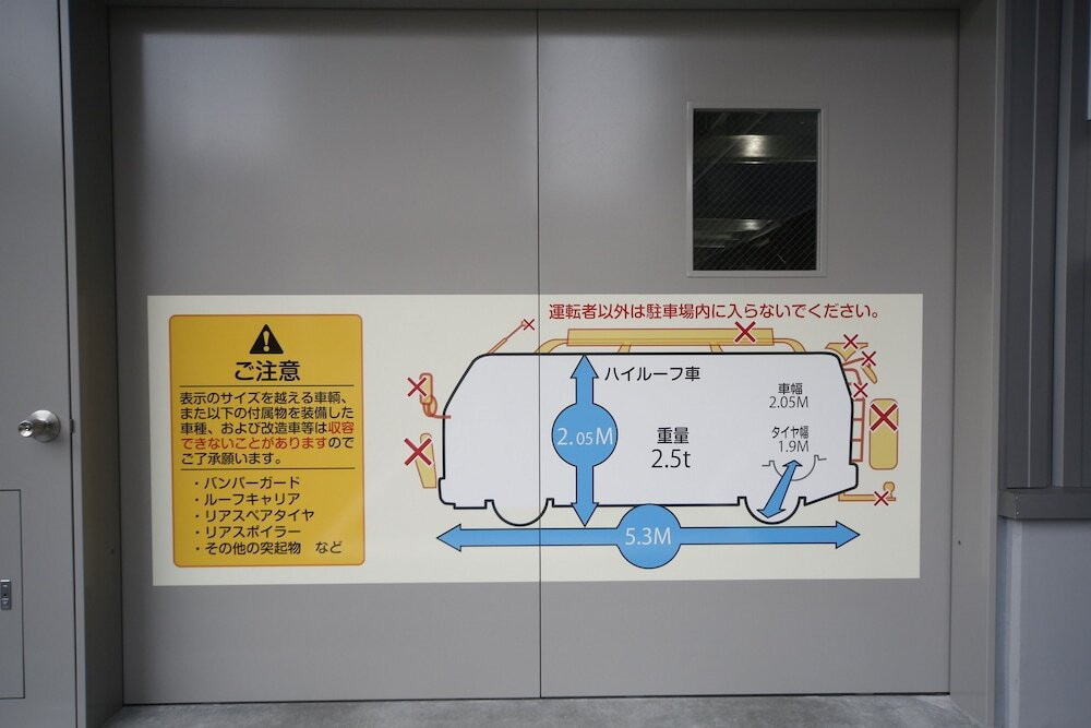 RV またはトラック用駐車場