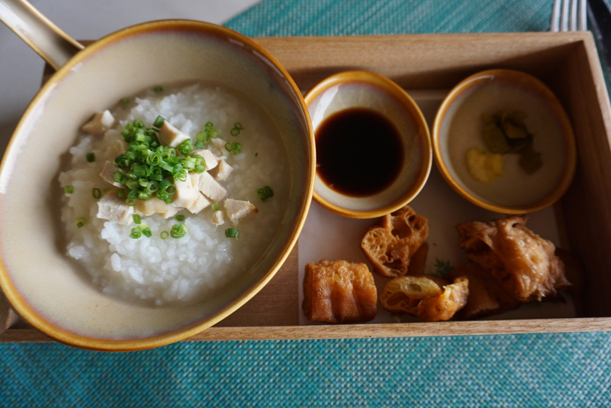朝食のお粥