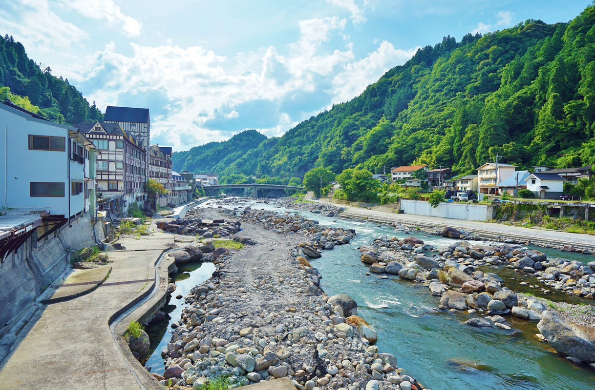 天ヶ瀬温泉の風景