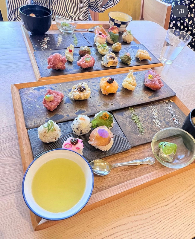 「天ぷらと手まり寿司 都」。可愛くて美味しいランチ / 1