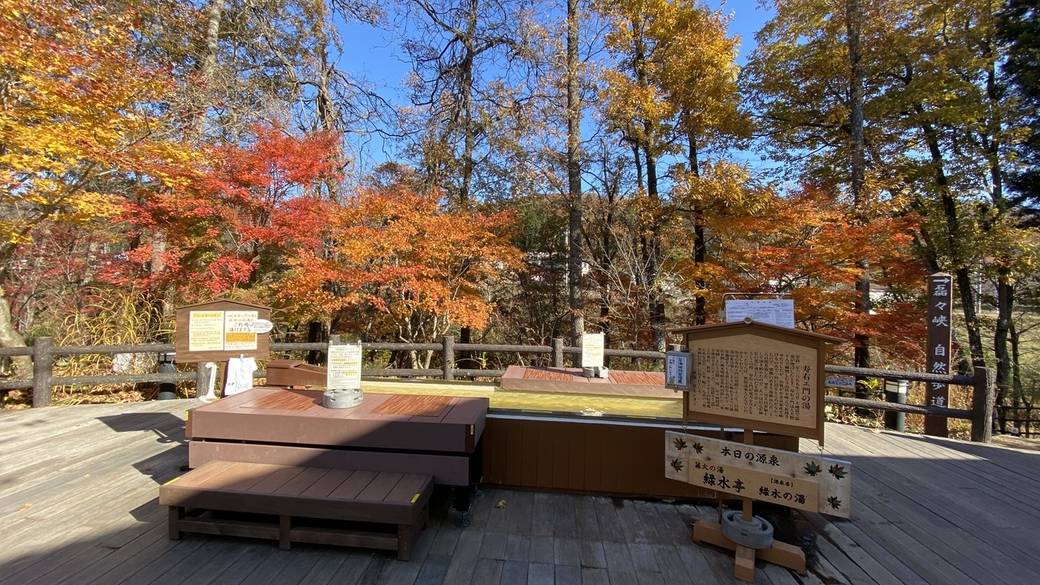 「秋保 里センター」の足湯 / 2