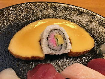 「治ろうや鮨処」料理 1175241 伊達巻寿司
