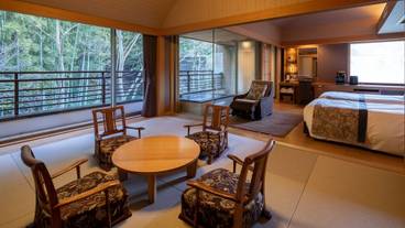 特別フロア六花 露天風呂付き竹林側和洋室 結(2) / 7