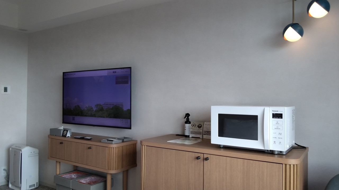 スマートテレビにリクエストで電子レンジ