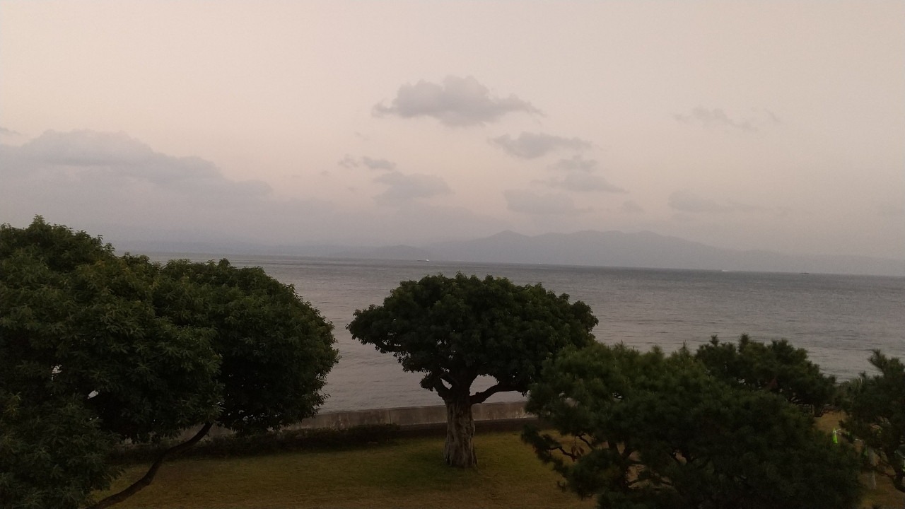 この日は少し風が強かったですが、お部屋からの景色です。
