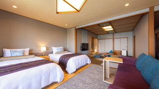 びわの風 和洋室（天然温泉露天風呂付き・禁煙）