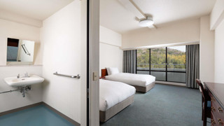 クラシック ルーム シングルベッド 2 台 マウンテンビュー