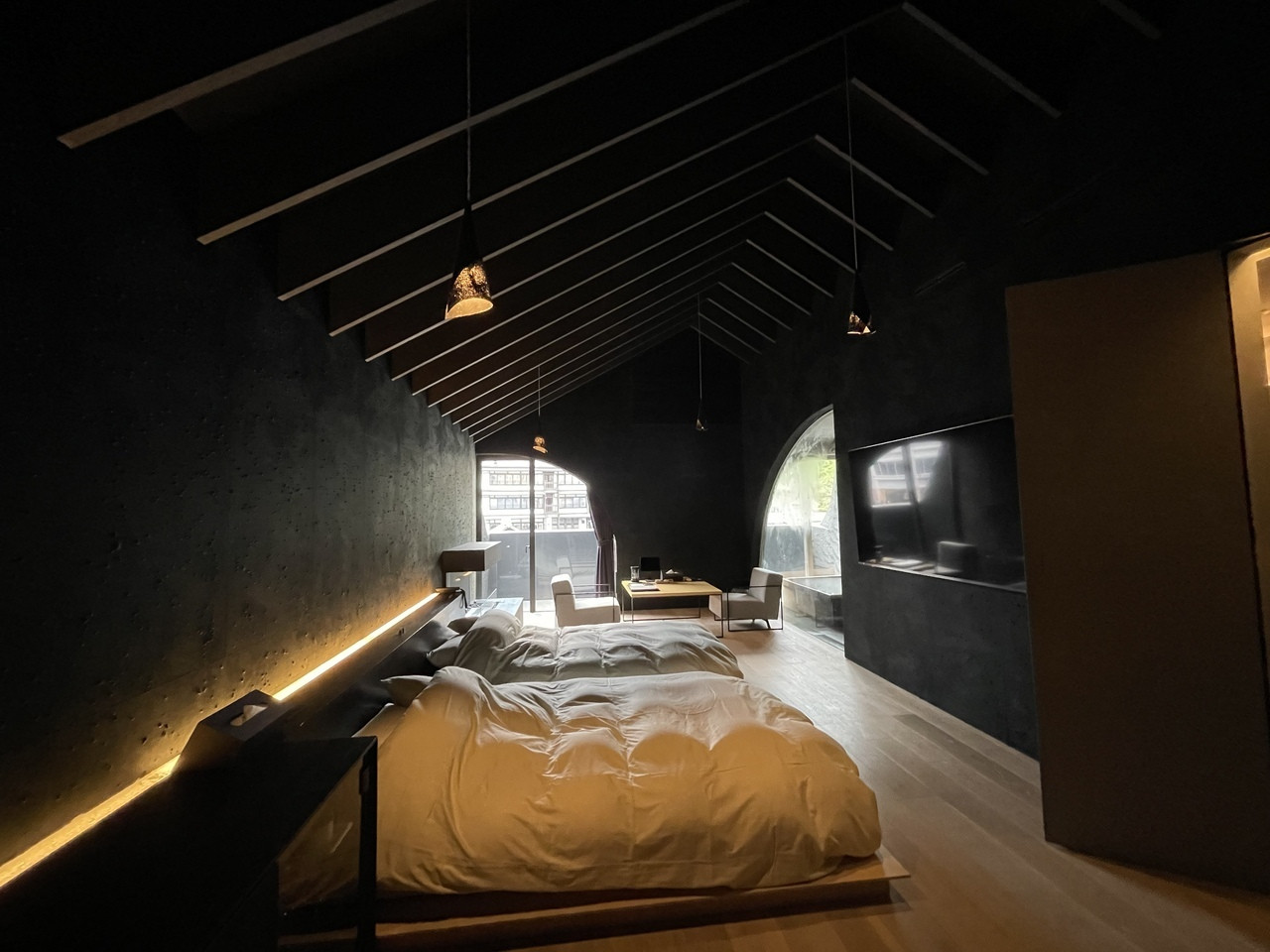 1日1組限定！湯畑の目の前に建つ隈研吾氏の世界観に浸れる宿3493438