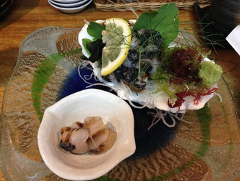 「一魚一会 」 料理 38900898 シャコ貝の刺身 1180円(税抜)