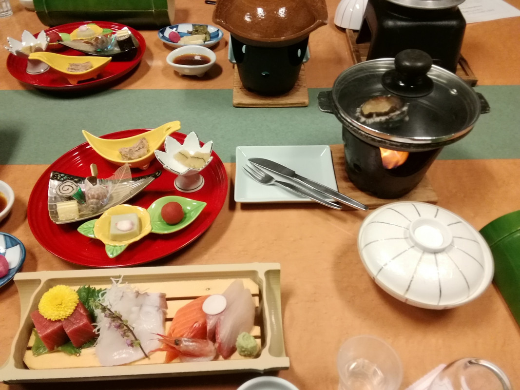 上州牛とあわびの会席料理