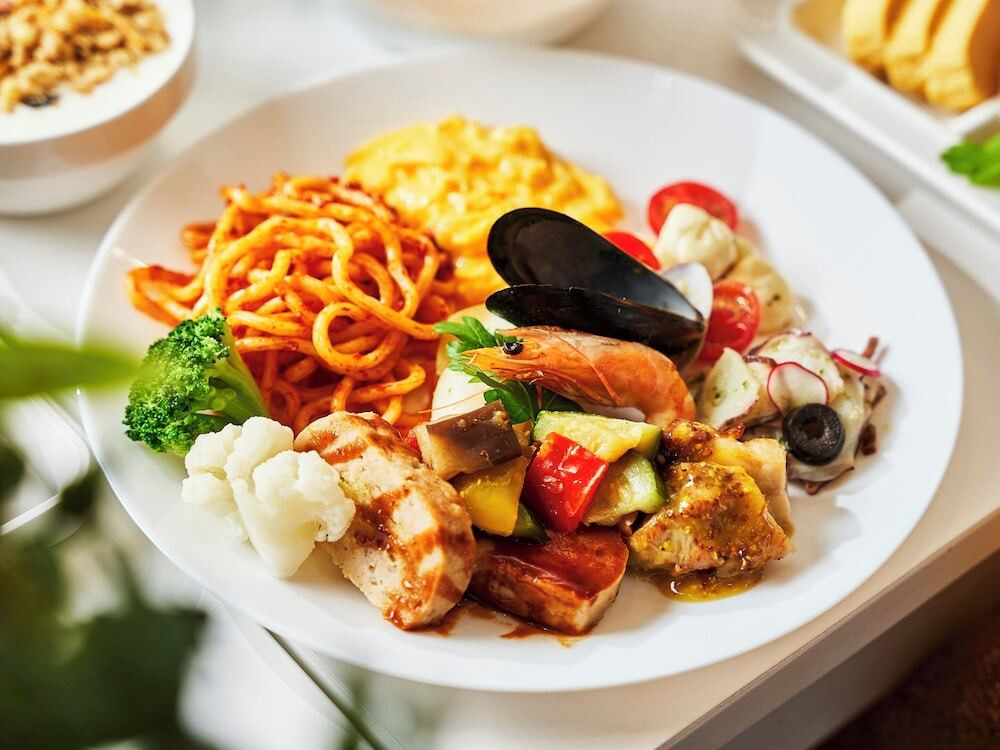 朝食ビュッフェ