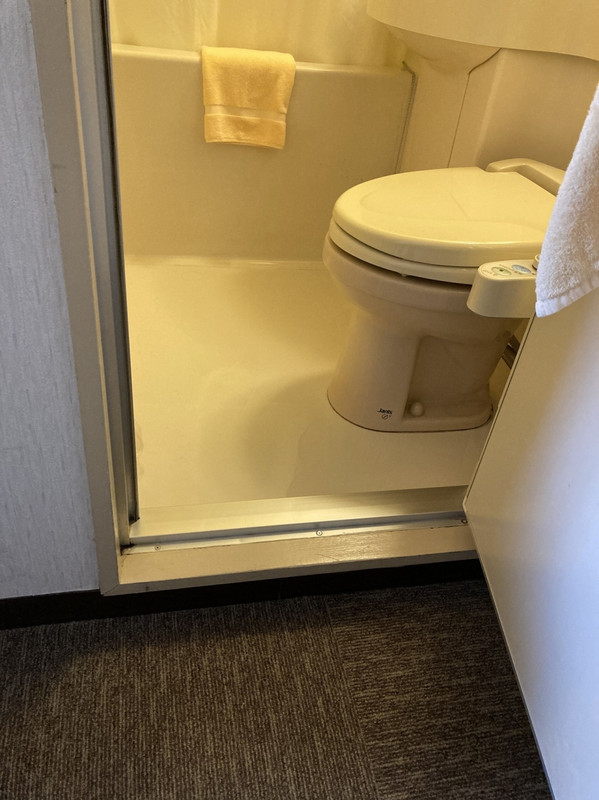 段差低めのバスルームは良かったです