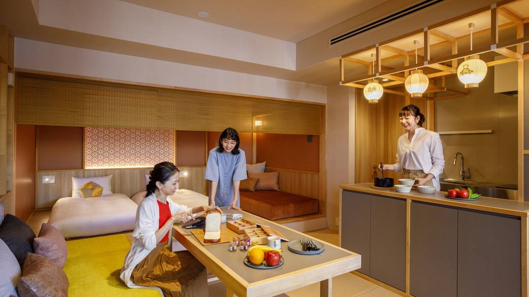 客室での朝食イメージ / 3