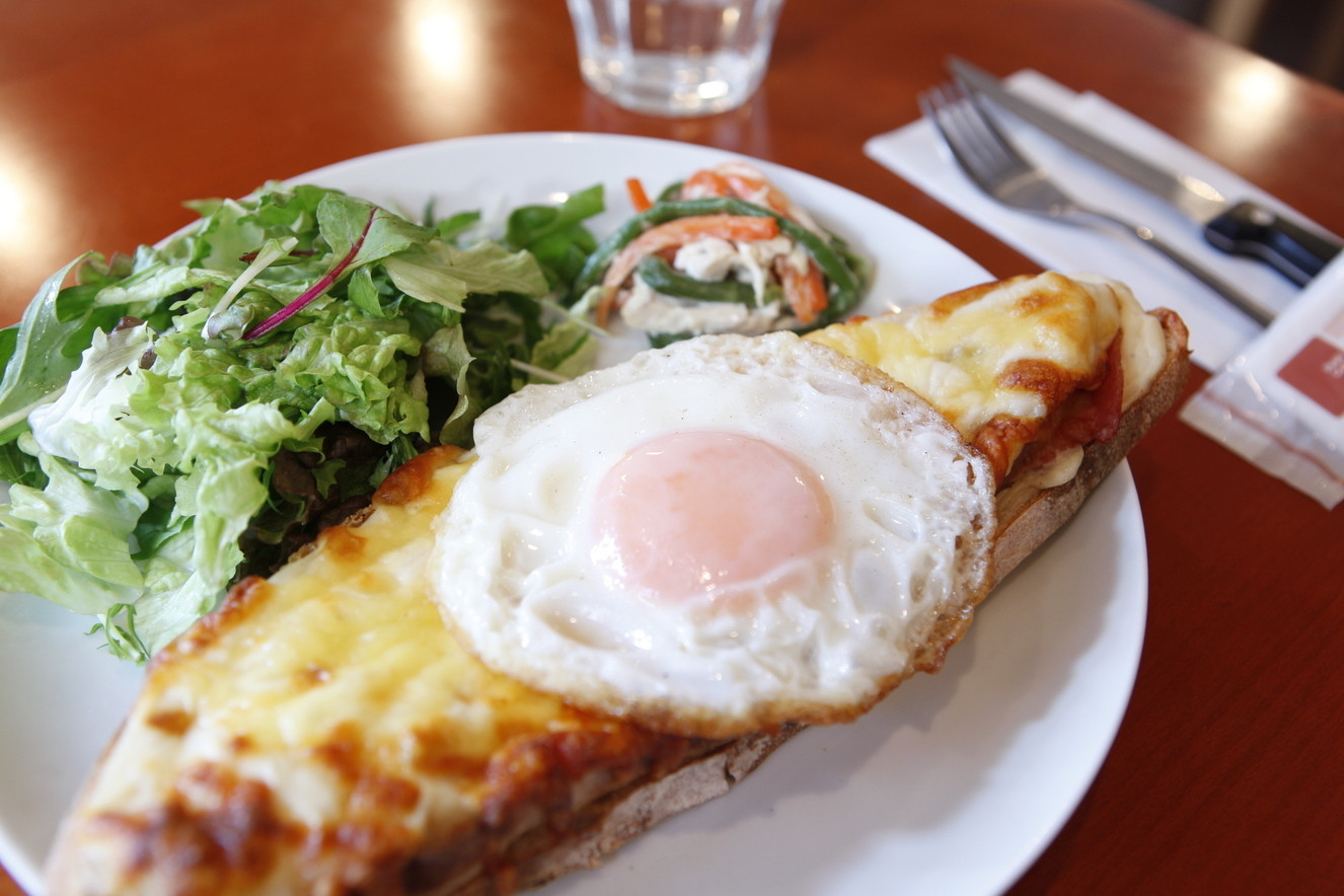 「メゾン・イチ 代官山」料理 25496 田舎パンのクロックマダム