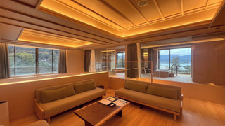 海側ロイヤルスイートツイン半露天風呂・サウナ付（仙山）100㎡