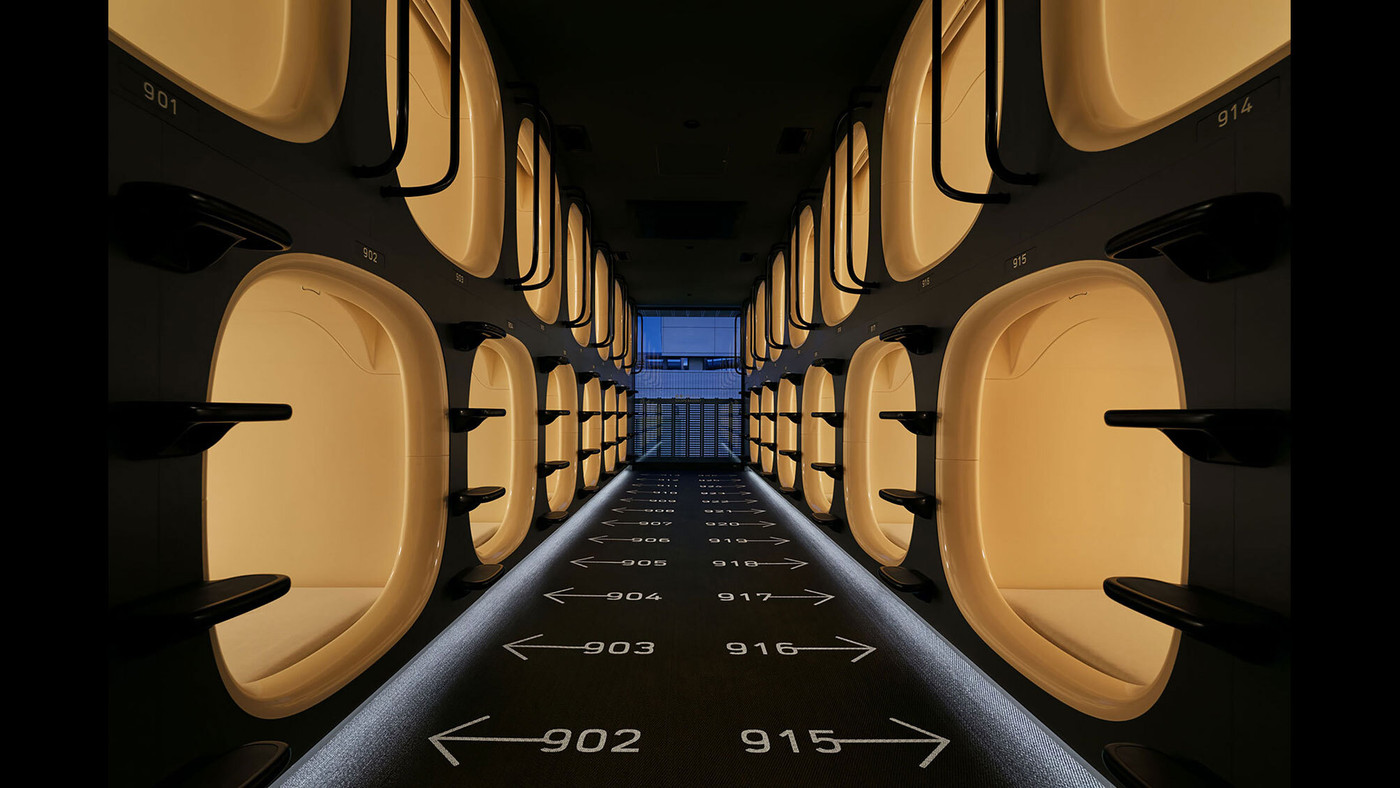 2.開放的なテラスとシンプルなお部屋でリラックス「ナインアワーズ 名古屋駅」3915918