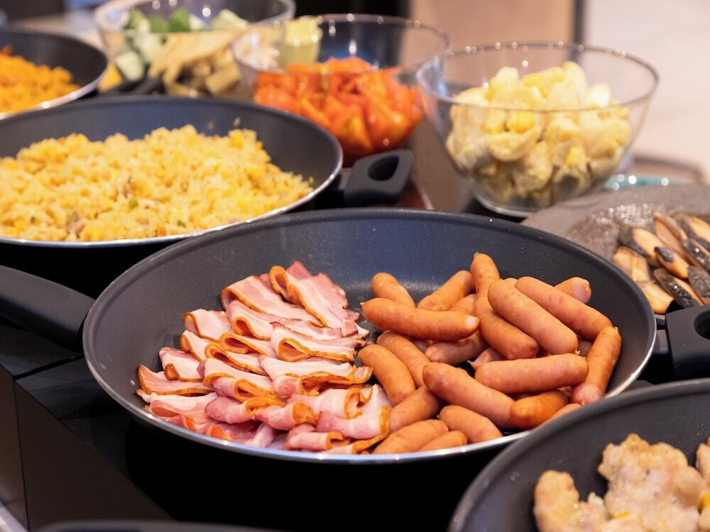 朝食ビュッフェ