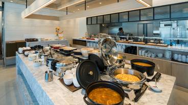 朝食ビュッフェの料理 / 2