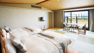 禁煙 露天風呂付和室ベッドルーム+布団(10畳)