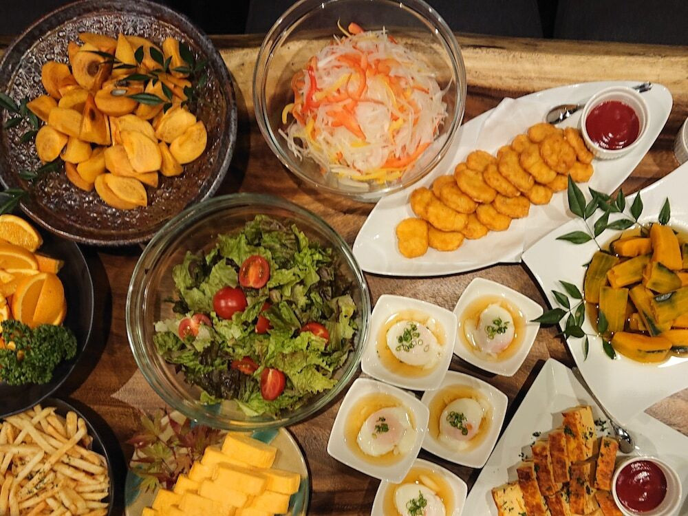 朝食ビュッフェ