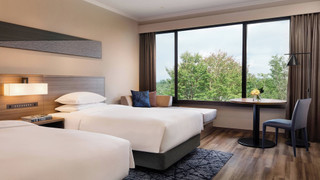 スーペリア ルーム シングルベッド 2 台 マウンテンビュー