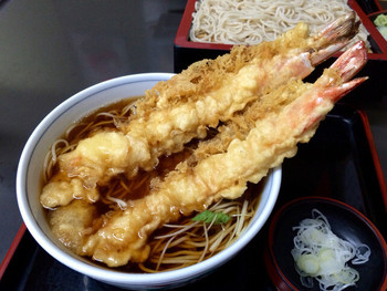 「尾張屋 本店」料理 785900 上天ぷらそば(車えび) ￥2,000(税込)