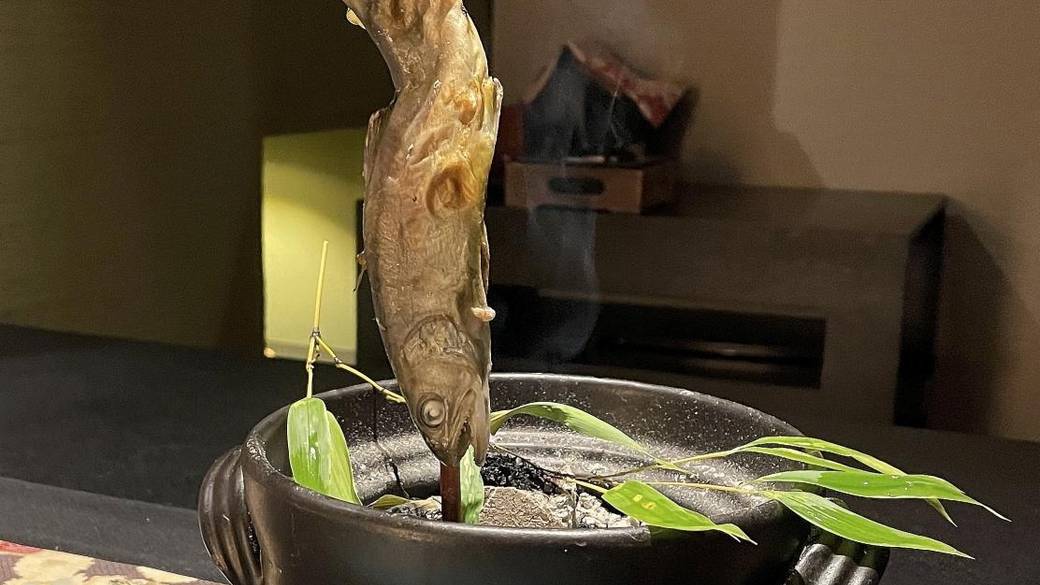 懐石メニュー例_岩魚香炉焼き / 2