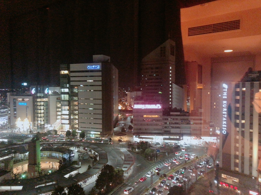 部屋からの夜景