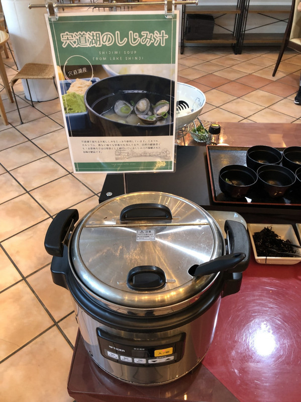 しじみ汁も出雲の名物ですよね～