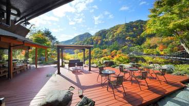 足湯カフェ「espo」テラス / 2