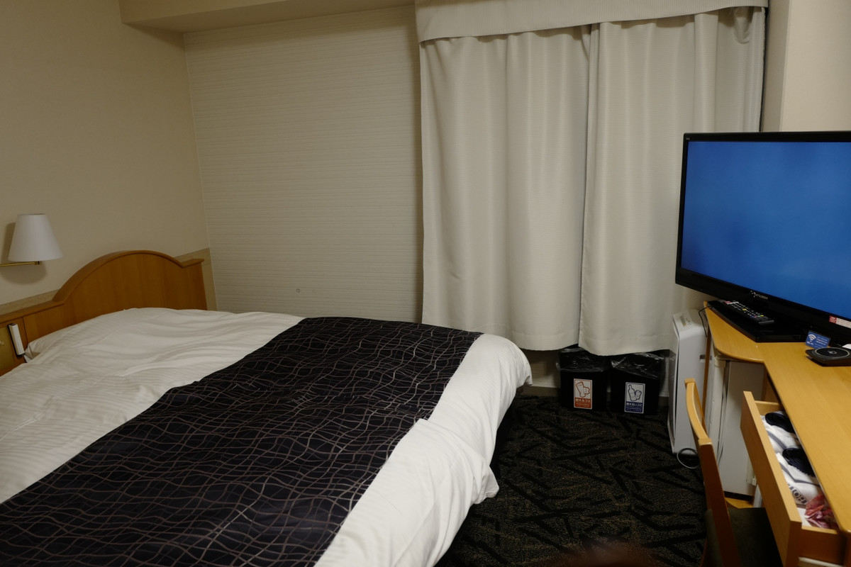 利用したダブルルーム。