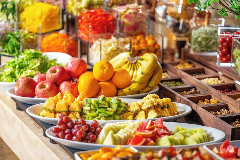 朝食ビュッフェ