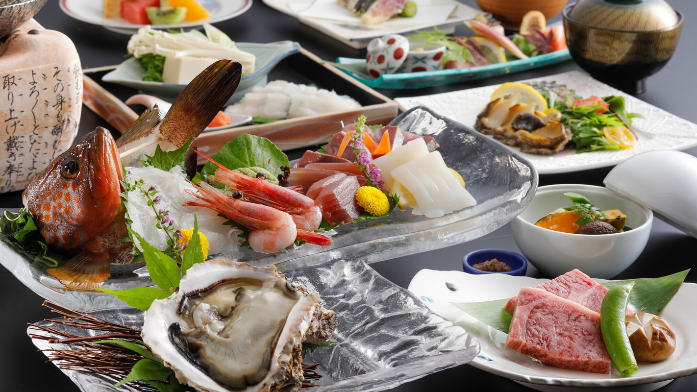 但馬牛&地魚会席(夏)メニュー例