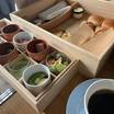 客室での朝食