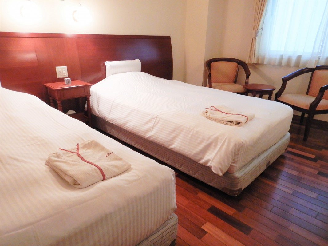 フローリング床の客室