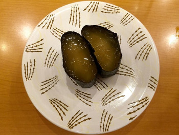 「回転寿し トリトン 札幌豊平店」料理 1228805 蛸の子軍艦、120円です。