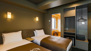 クラシック ツインルーム シングルベッド 2 台 禁煙 専用バスルーム