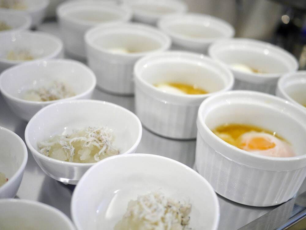 朝食ビュッフェ