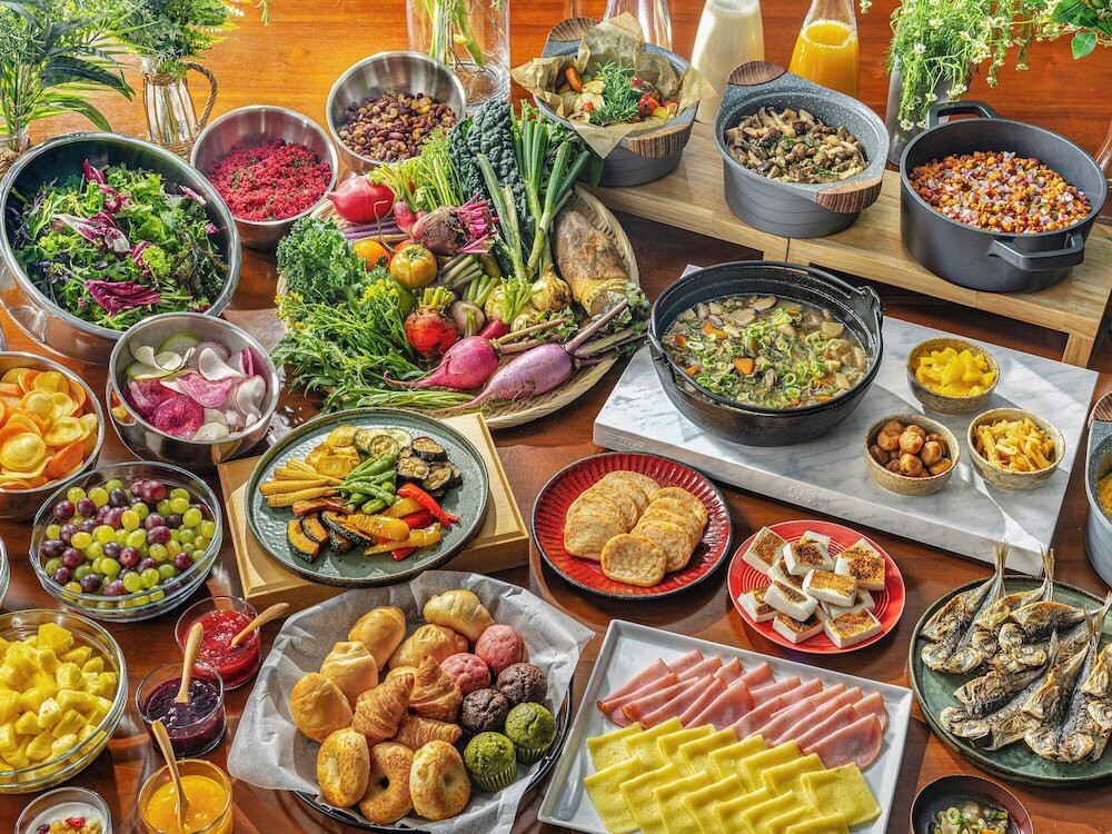 朝食ビュッフェ