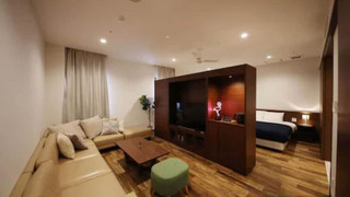 スイートルーム ダブルベッド2台&コーナーソファ1台 禁煙