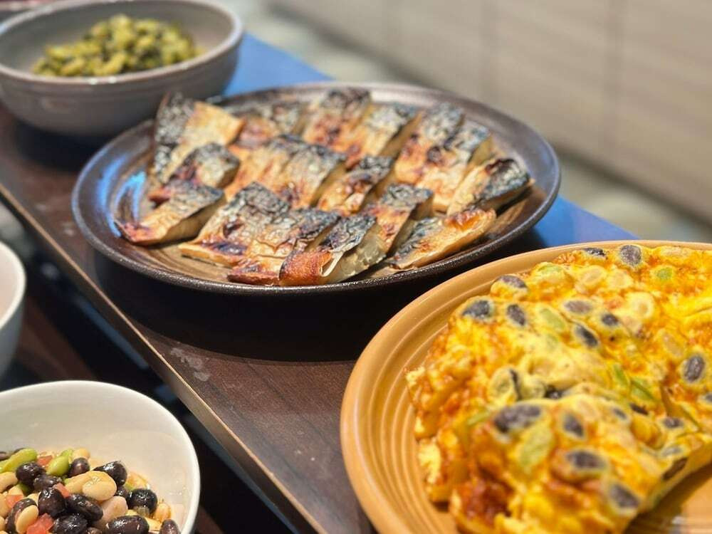 朝食ビュッフェ