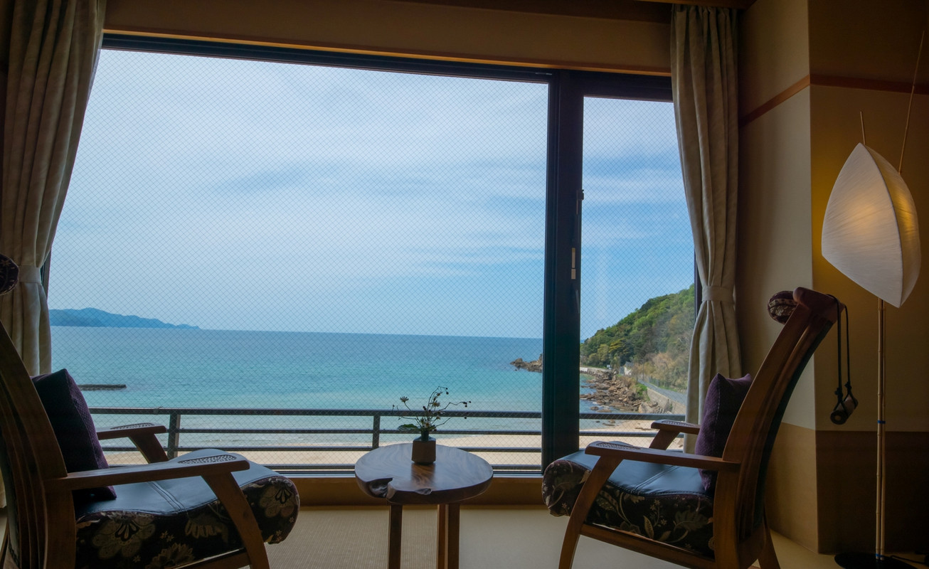 オーシャンビュー客室 広縁 風景