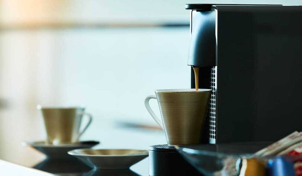 上位客室のエスプレッソマシン / 2