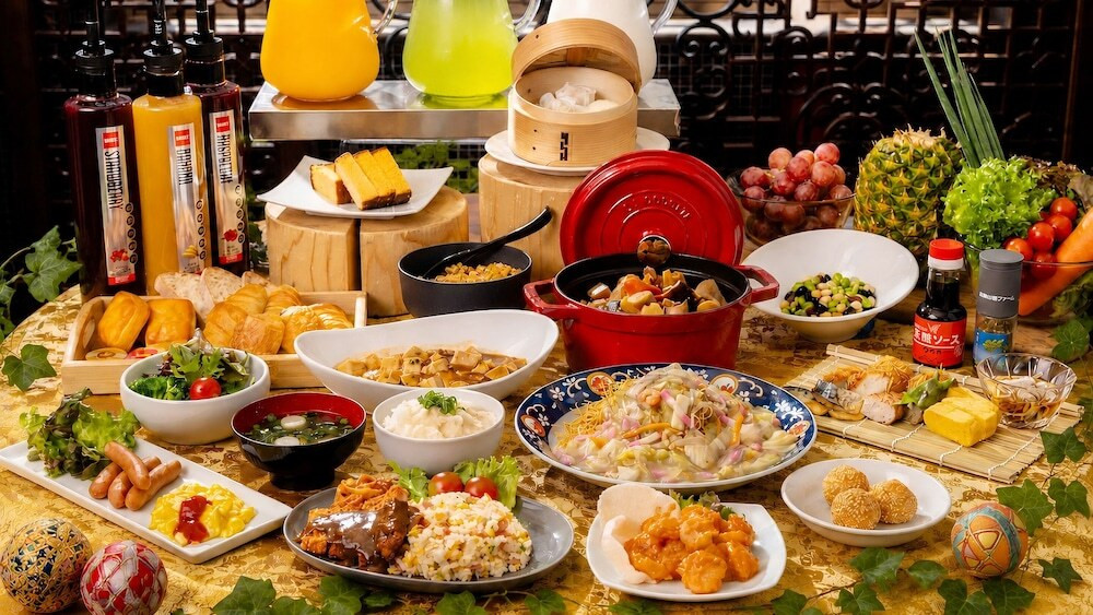 朝食ビュッフェ