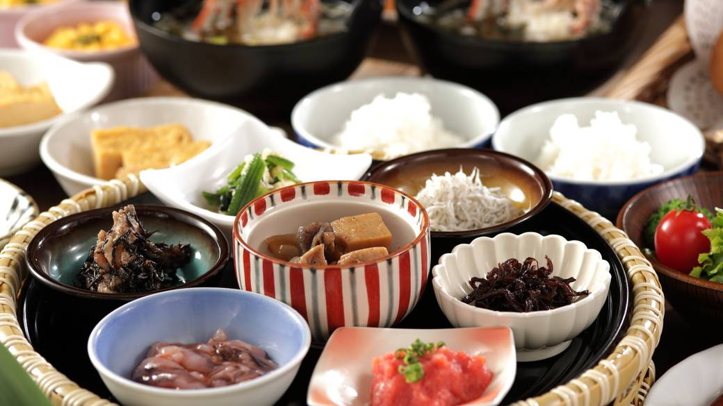 和食を中心とした
ご飯が進む朝食 / 1