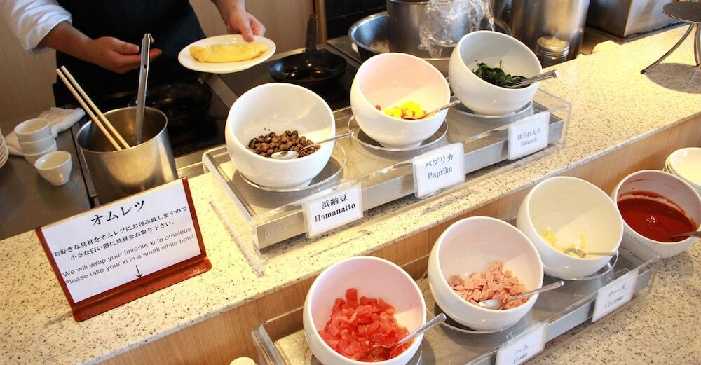 朝食ビュッフェ