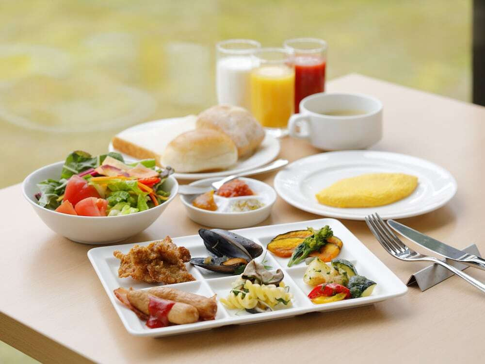 朝食盛り付け例1