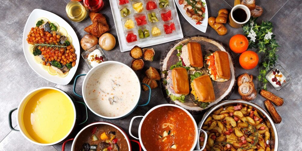 朝食ビュッフェ